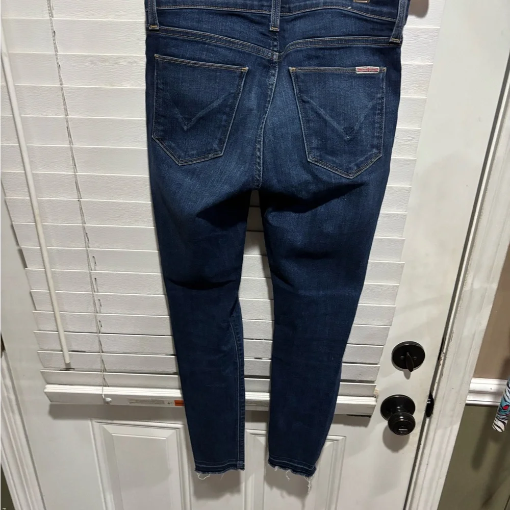 Hudson Dark Blue Skinny Jeans - Picture 4 of 11